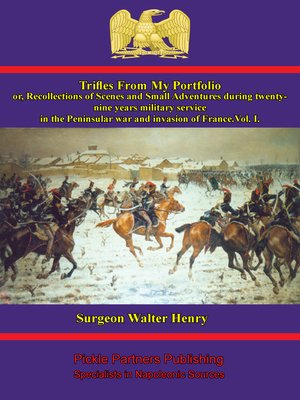 cover image of Trifles From My Portfolio; Or, Recollections of Scenes and Small Adventures--Volume I
